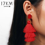Druzy Tassel Earrings